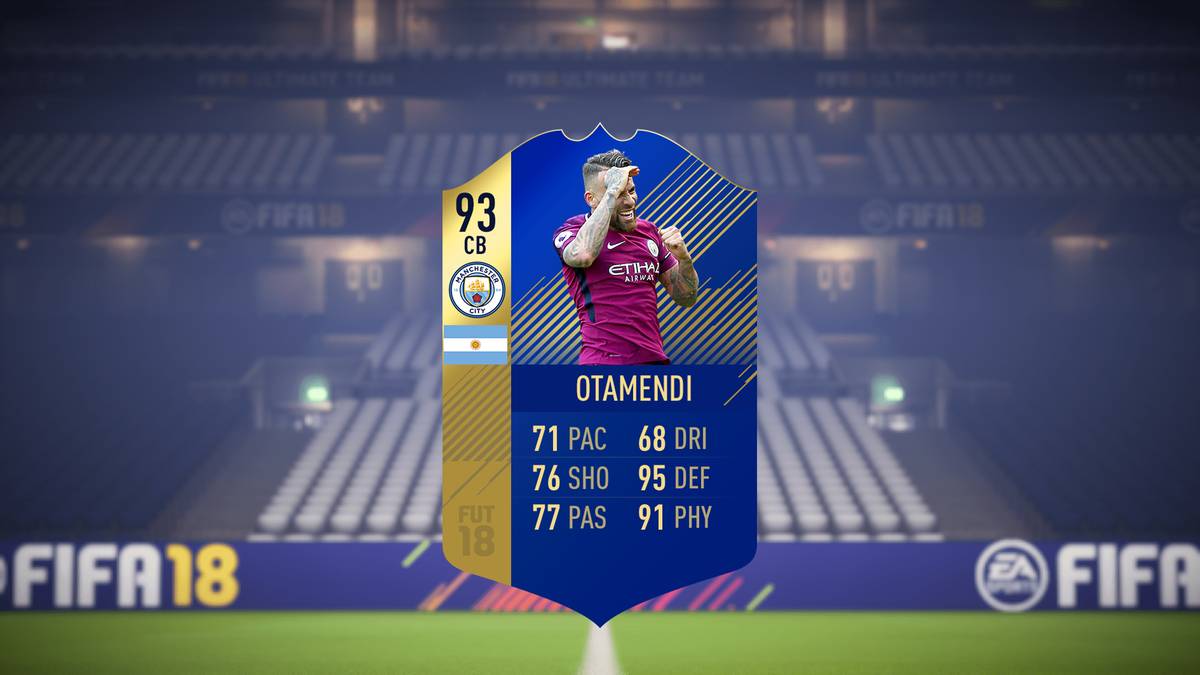 Nicolás Otamendi 93 - Manchester City