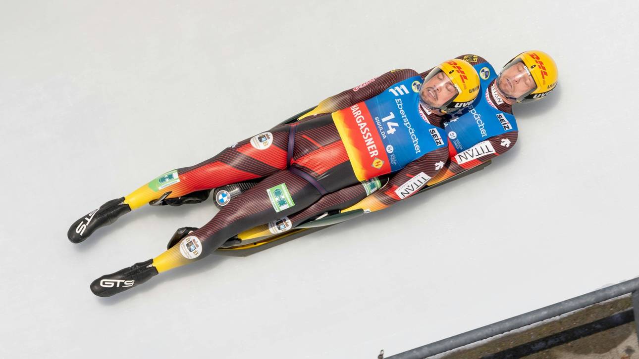 Tobias Wendl und Tobias Arlt in Sigulda