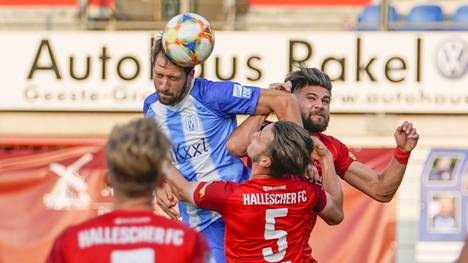 Der Hallesche FC feierte einen wichtigen Sieg in Meppen
