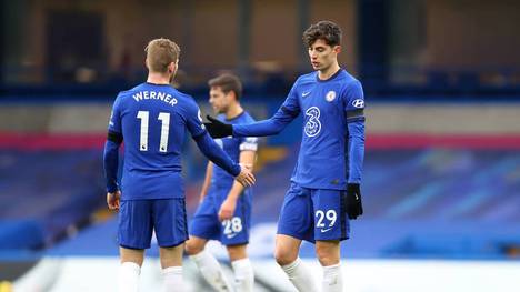 Timo Werner (l.) und Kai Havertz (r.) stehen mächtig in der Kritik