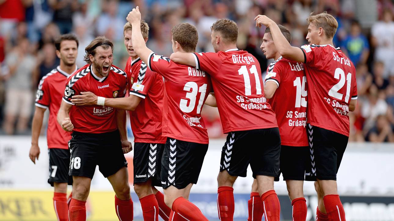 Großaspach schockt Aue – Kiel siegt