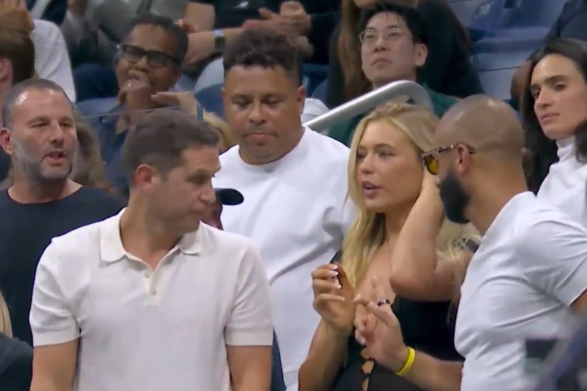 Nanu! Wer ist denn da bei den US-Open?