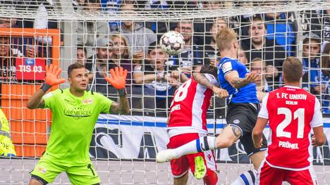 2. Bundesliga: Arminia Bielefeld - Union Berlin - Andreas Voglsammer erzielt Ausgleich