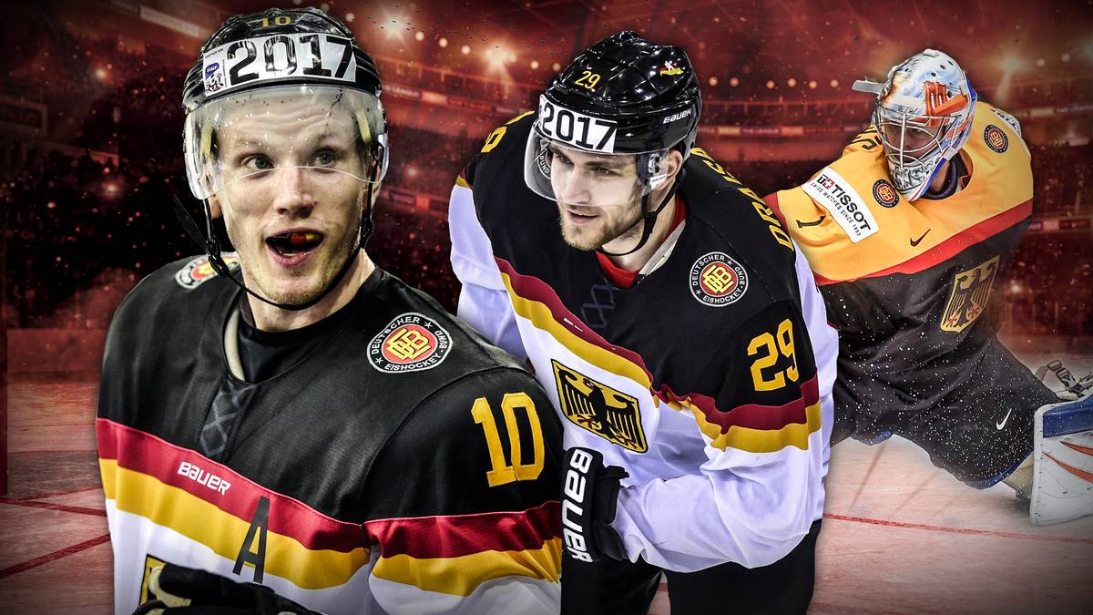 Die deutsche Nationalmannschaft erreicht bei der Eishockey-WM in Russland erstmals seit fünf Jahren wieder das Viertelfinale. Dabei beeindruckt die Mannschaft von Marco Sturm mit ihrem Offensivspiel und feiert Siege über die USA und die Slowakei. SPORT1 stellt sieben Männer mit einem großen Anteil daran vor