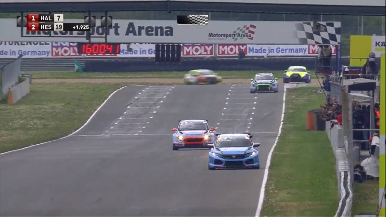 Halder fährt den Gegnern davon