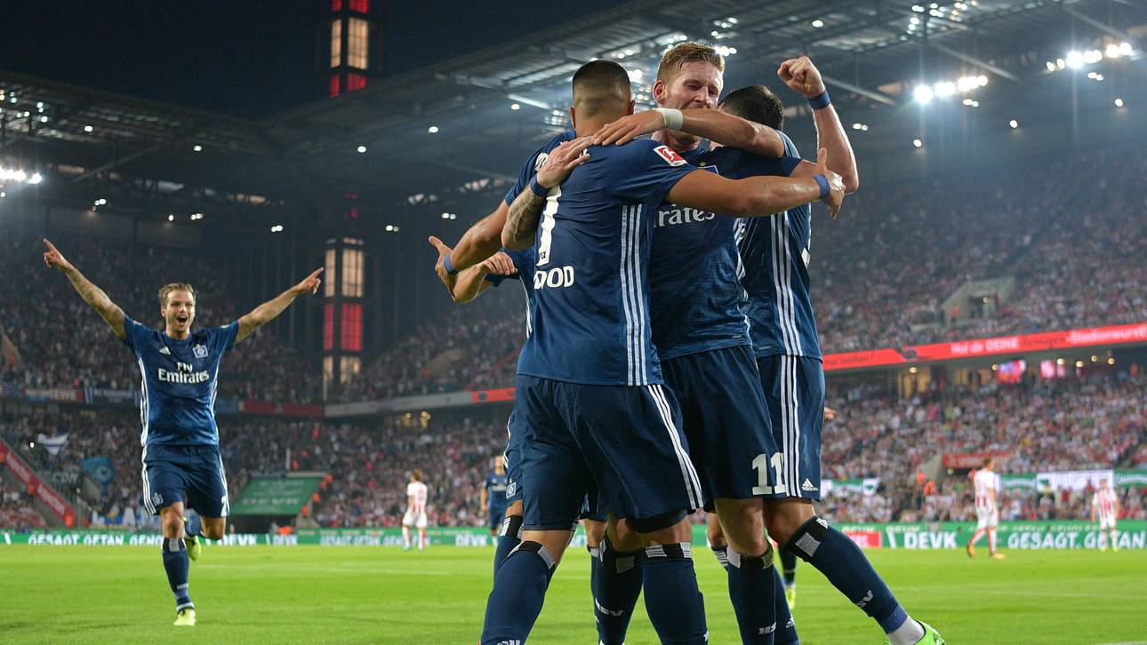 HSV nach Sieg in Köln Spitzenreiter