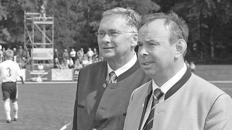 Horst Winkler (l.) war Vizepräsident beim Bayerischen Fußball-Verband