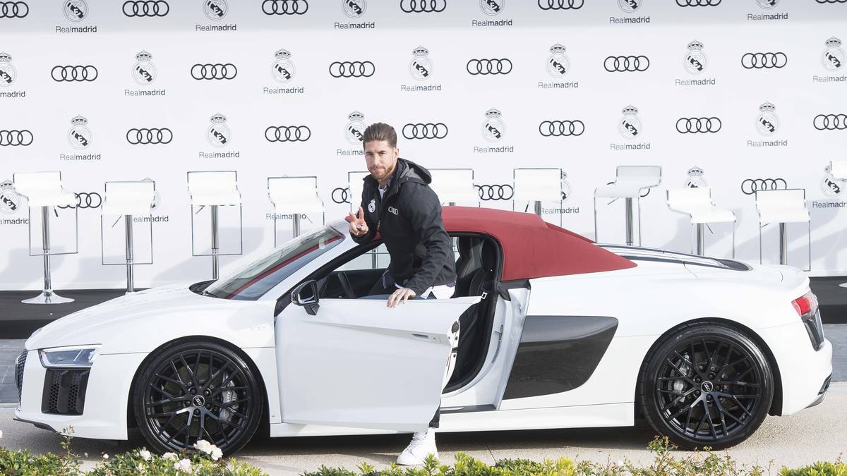 Sergio Ramos - Audi R8 Spyder 5.2 FSI, Ibisweiß, 525 PS, Beschleunigung 0-100 km/h in 4,3 s