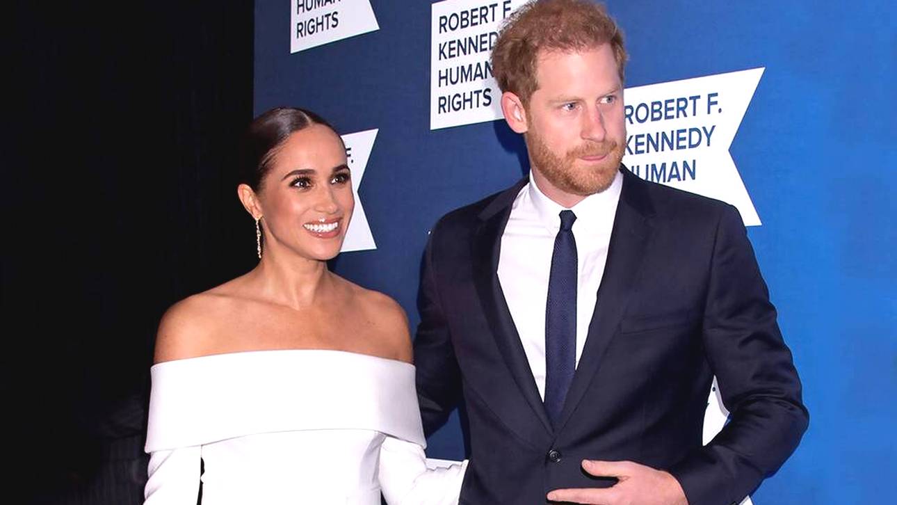 Prinz Harry und seine Frau Meghan Markle