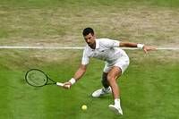 Der 37-Jährige wurde erneut in Wimbledon gefordert, hielt dem Angriff des Australiers Alexei Popyrin aber stand.