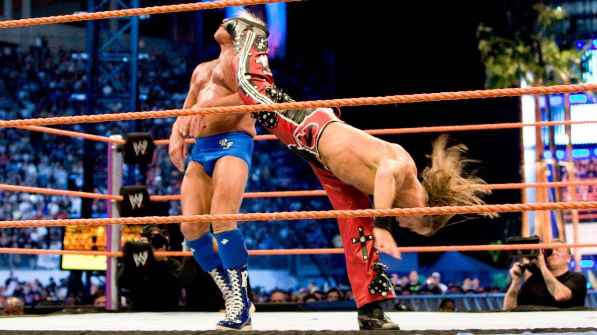 Ric Flair bestritt sein letztes WWE-Match 2008 bei WrestleMania 24 gegen Shawn Michaels
