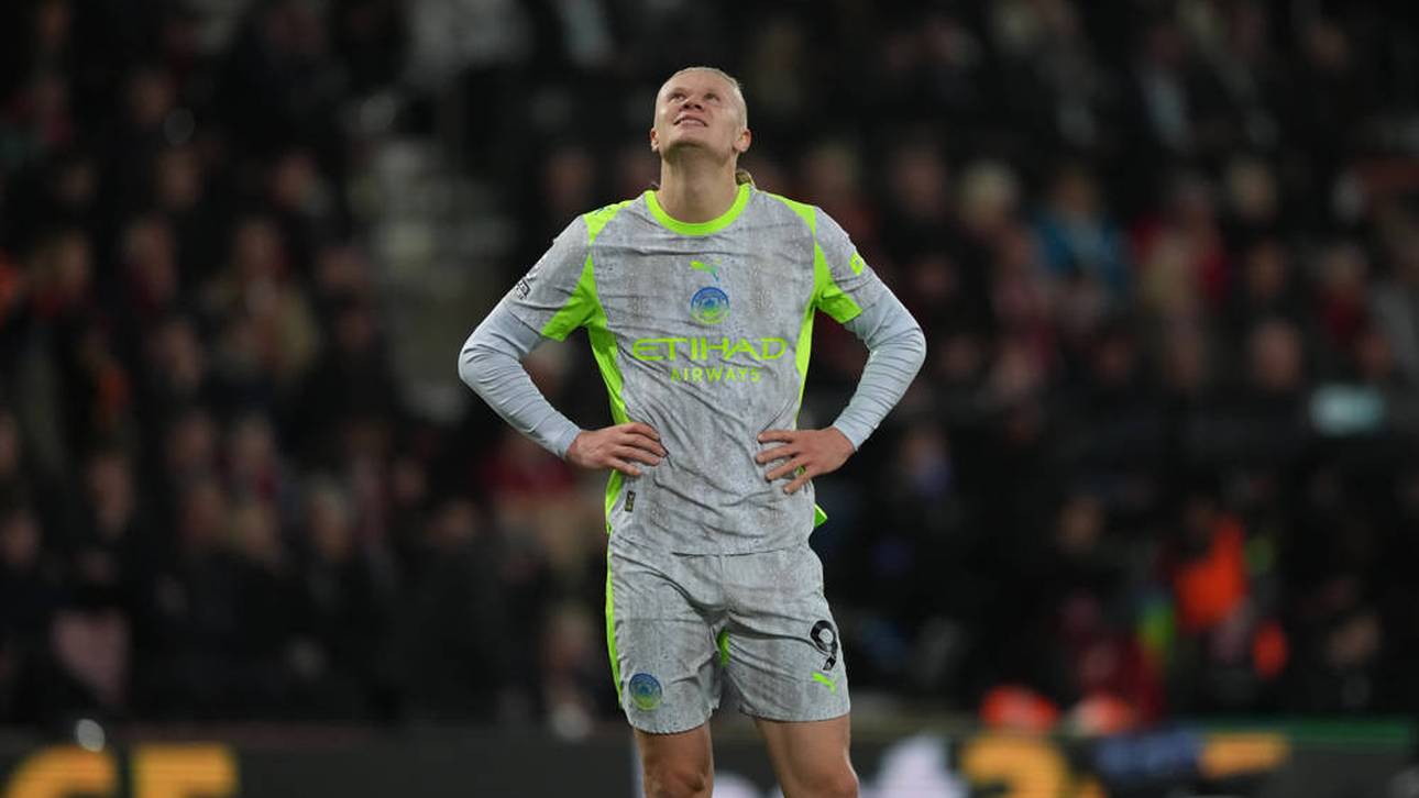 Erling Haaland und Manchester City geben die Meisterschaft aus der Hand