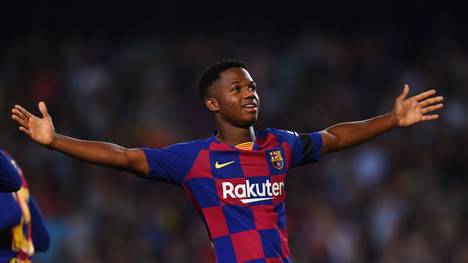 Der FC Barcelona hat Anssumane "Ansu" Fati mit einem neuen Vertrag ausgestattet