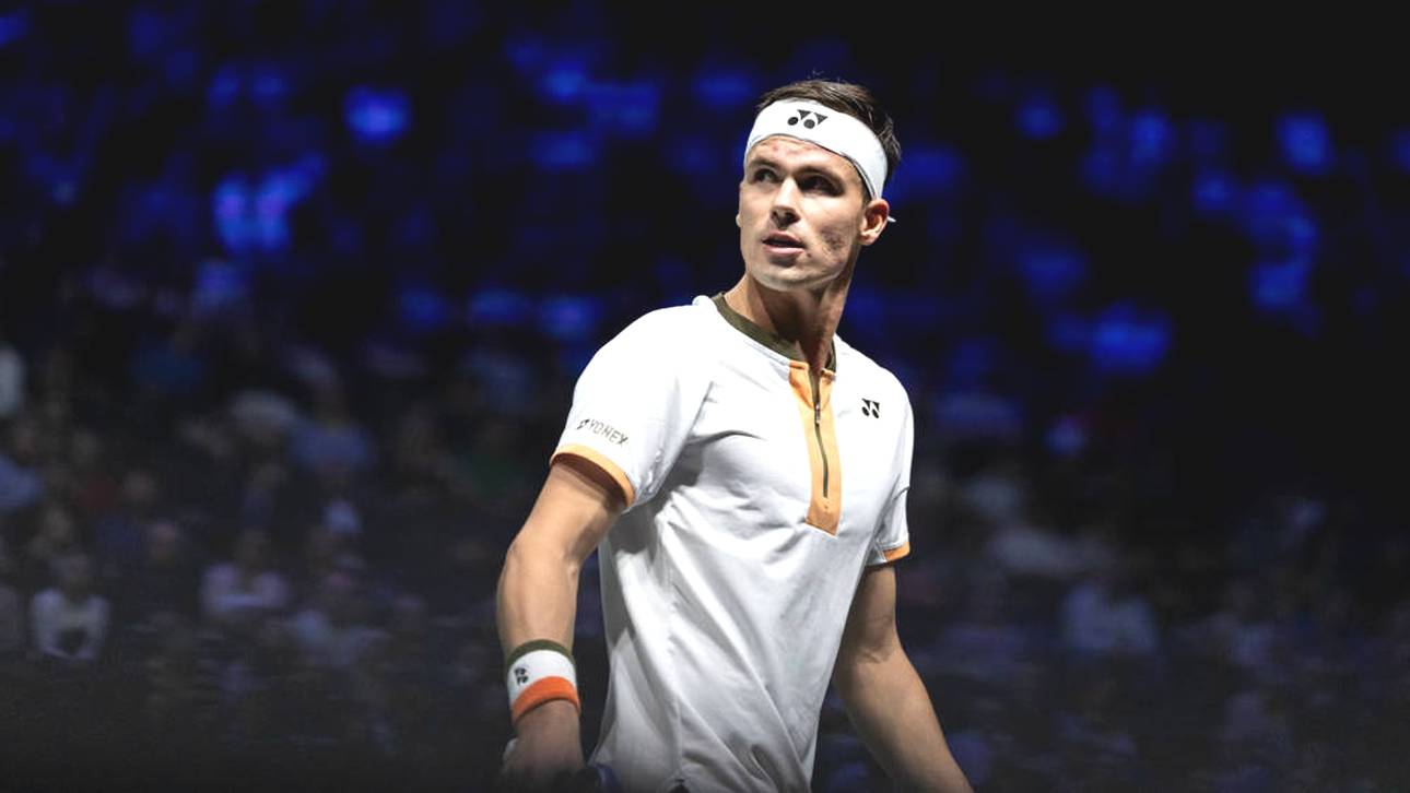 Deutscher Tennisstar im siebten Himmel