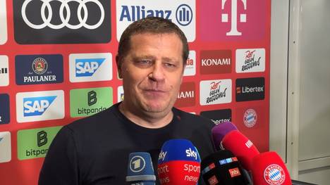 Das zweite "Finale dahoam" ist in München allgegenwertig. Davor muss der FC Bayern aber erstmal die Playoffs überstehen. Sportvorstand Max Eberl weiß auch wie.