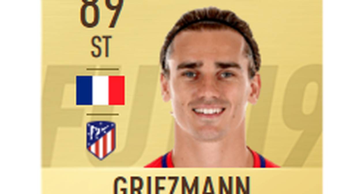 Platz 10: Antoine Griezmann,  Atletico Madrid