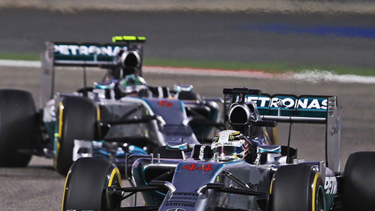 Der Deutsche lässt sich aber während des ganzen Rennens nicht abschütteln