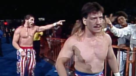 Art Barr (l.) in seinem letzten großen Match mit Eddie Guerrero 1994