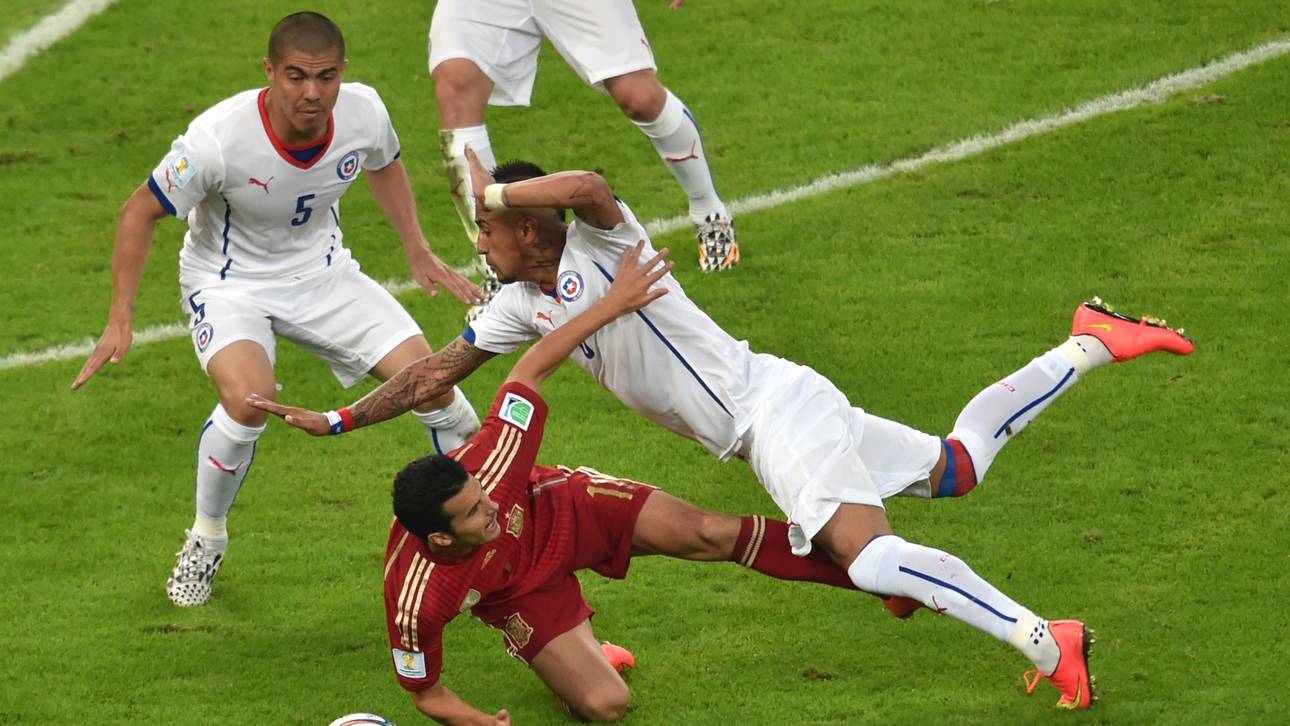 Vidals Doppelpack reicht Chile nicht