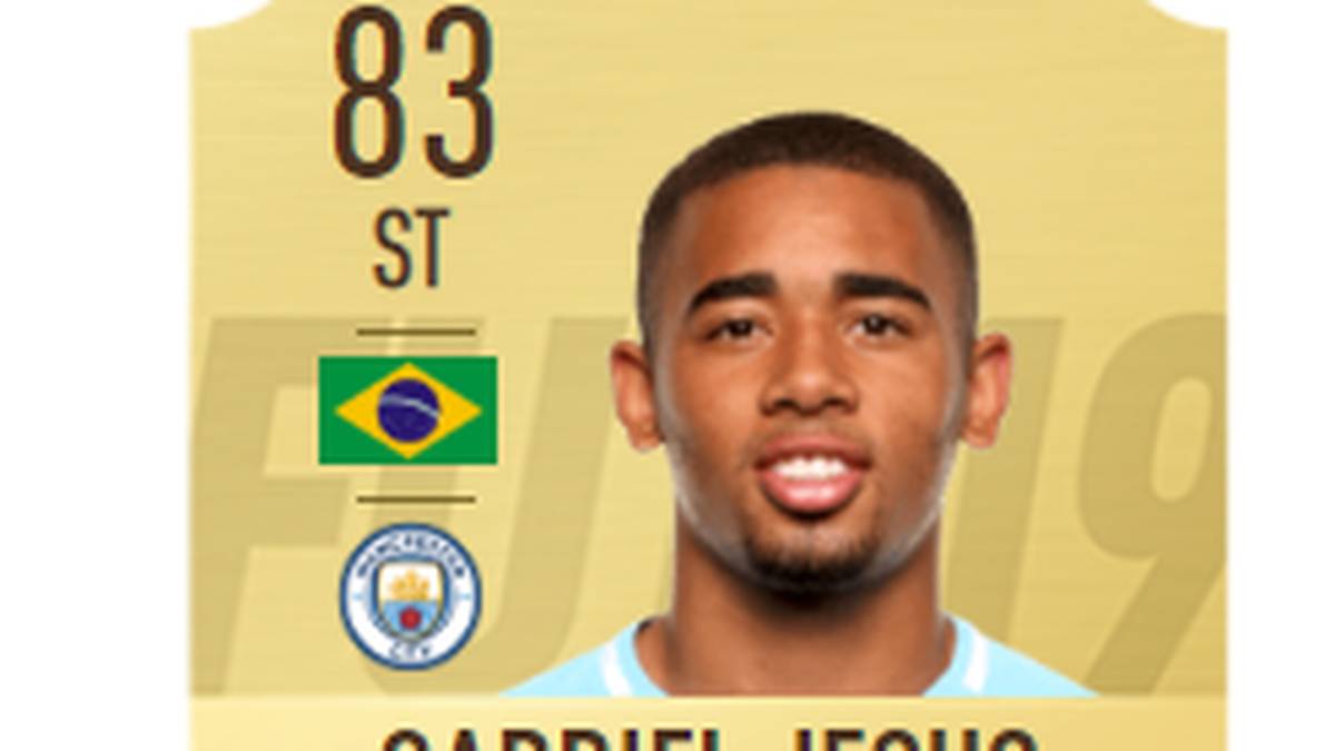 Platz 8: Gabriel Jesus - Verein: Manchester City