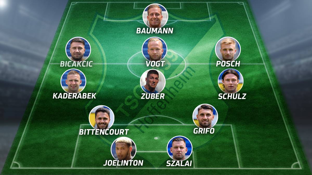 FC Bayern - TSG Hoffenheim (Fr., 20.30 Uhr) - die Aufstellung der TSG Hoffenheim