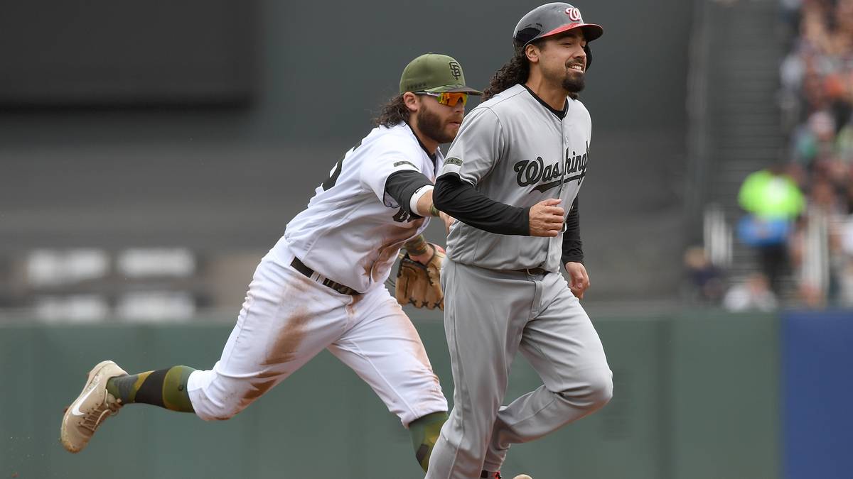 Es beginnt als ganz normales Baseballspiel in der MLB: Die San Francisco Giants messen sich in der National League mit den Washington Nationals. Doch dann verursacht eine miese Aktion eines Giants-Stars einen großen Eklat