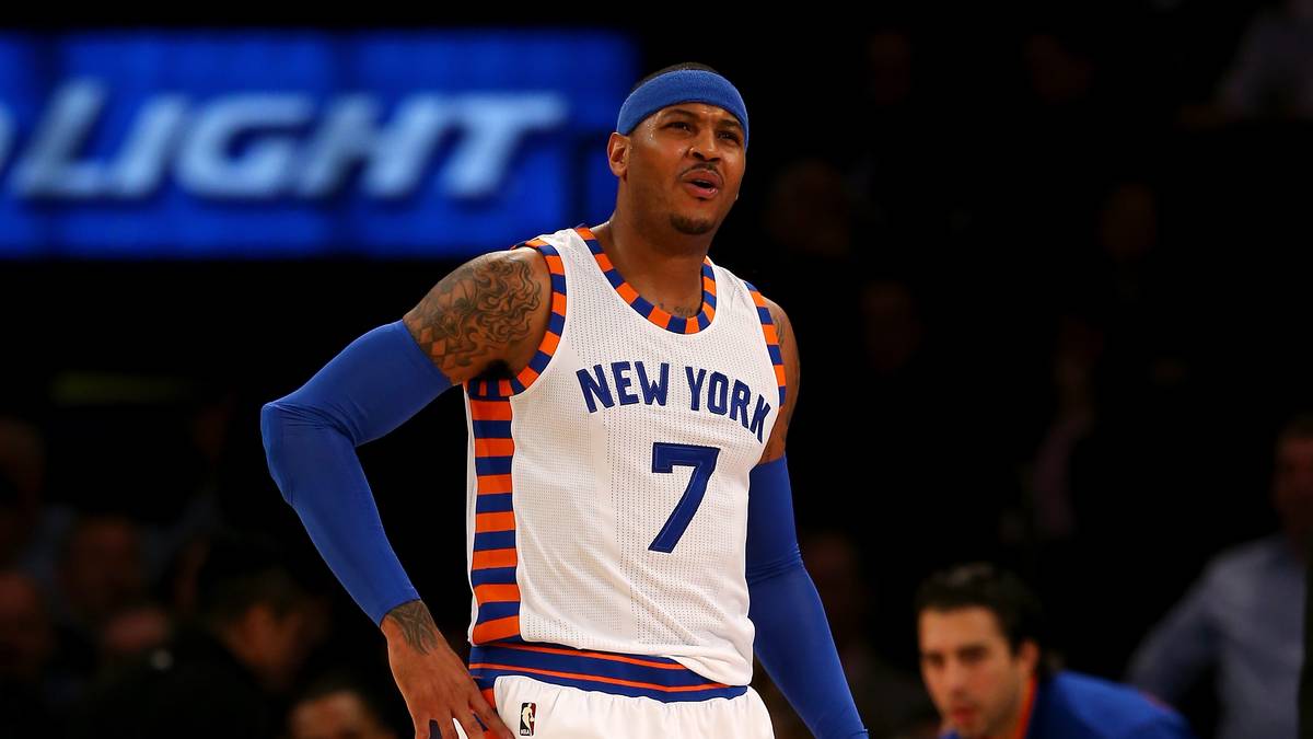 Carmelo Anthony ist da schon nicht mehr dabei. Er zieht sich kurz vor der Pause eine Knöchelverletzung zu und muss zu Beginn des dritten Viertels endgültig passen