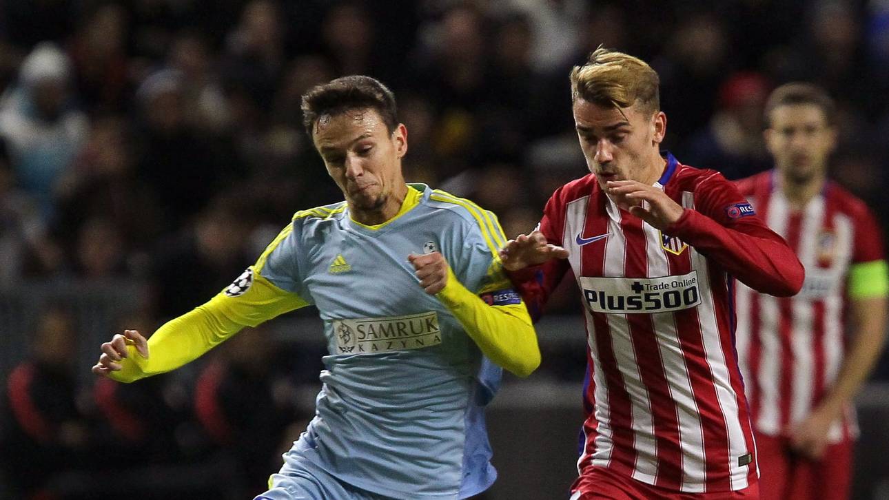 Atletico stolpert in Astana