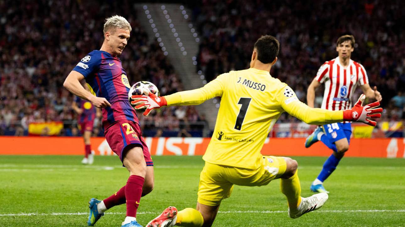 Beim 1:2 gegen Barcelona zeigte Musso sieben Paraden