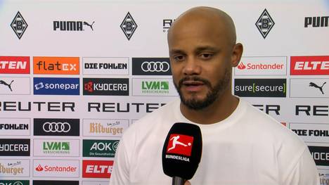 Nach dem Sieg gegen Borussia Mönchengladbach spricht Bayern-Trainer Vincent Kompany über die Partie und die aktuelle Situation der Borussen. 