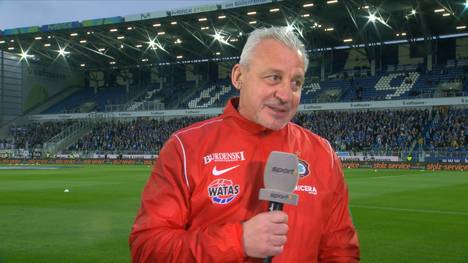 Vor dem Topspiel gegen den SV Darmstadt äußert sich Trainer Pavel Dotchev über den drohenden Abstieg von Erzgebirge Aue und zieht seinen Vergleich zu Jürgen Klopp.