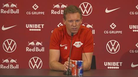 Vor dem Spiel gegen den 1. FC Köln spricht Leipzig-Trainer Julian Nagelsmann über einen Vergleich mit dem FC Bayern München und erklärt, dass er mit RB Titel gewinnen will.