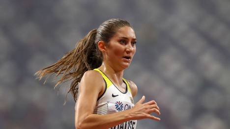 Gesa Felicitas Krause lief bei der WM in Doha auf das Podest
