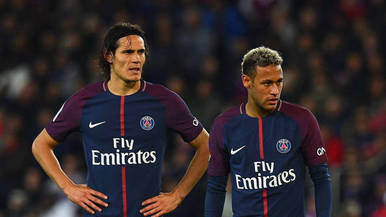 Neymar und Cavani zum Rapport