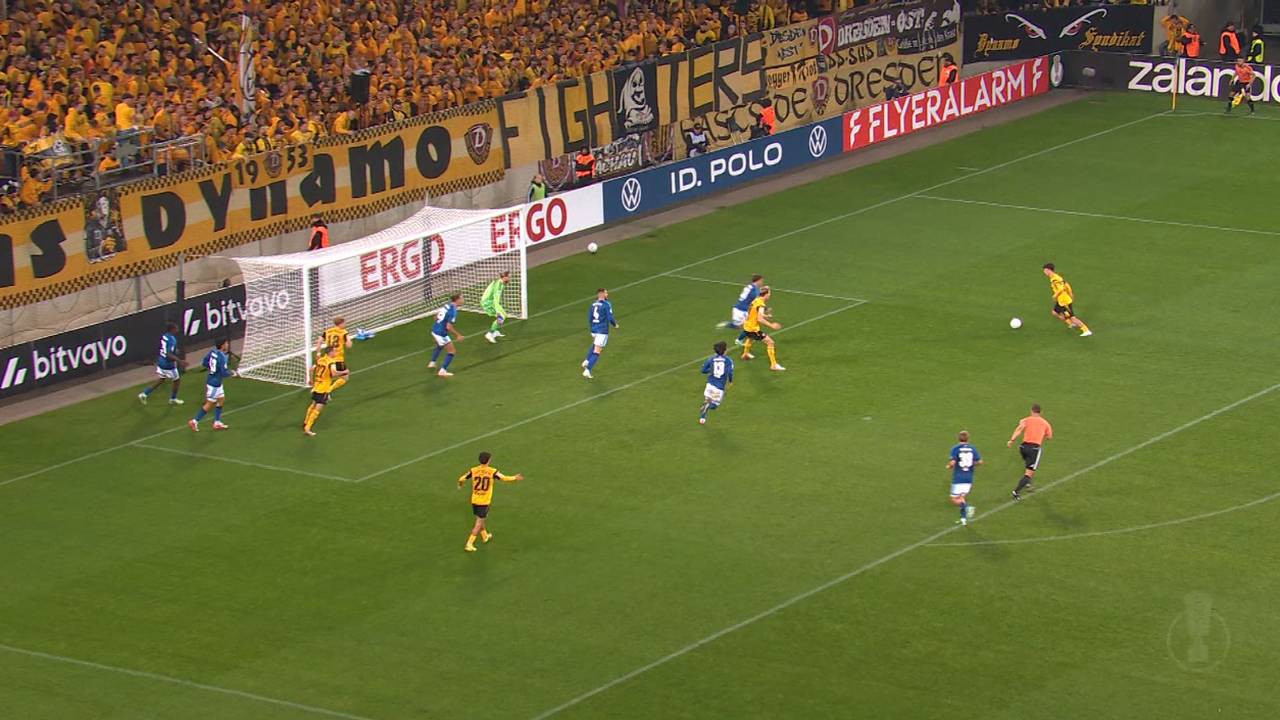 DFB-Pokal: Dynamo Dresden - FC Schalke 04 | Tore & Highlights im Video