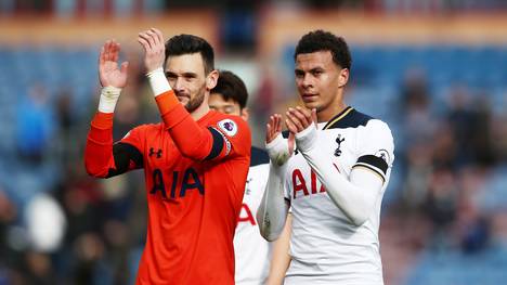 Hugo Lloris und Dele Alli (v.l.) verpassen das Topspiel der Spurs gegen den FC Liverpool