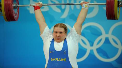 Olha Korobka of Ukraine competes in the