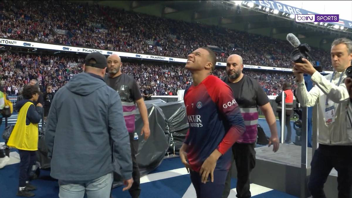 XXL-Choreo zum Abschied: Da staunt Mbappé nicht schlecht