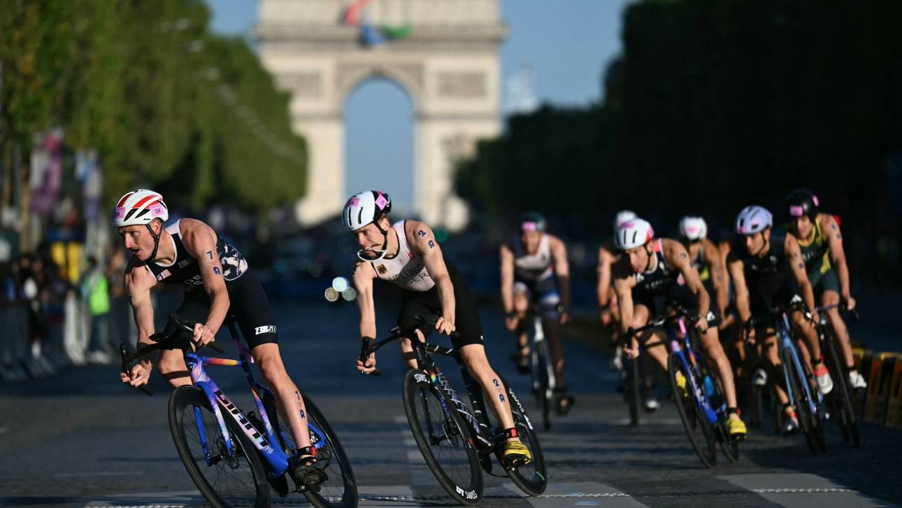 Deutsche Triathlon-Staffel holt Gold