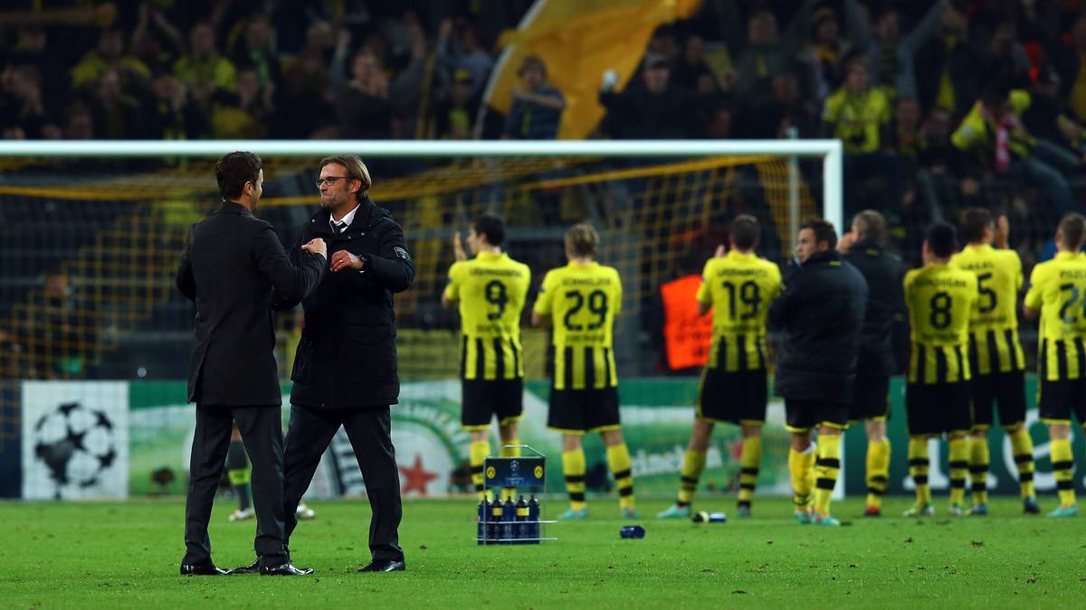 Trainer Jürgen Klopp ist mehr als zufrieden mit seiner Truppe