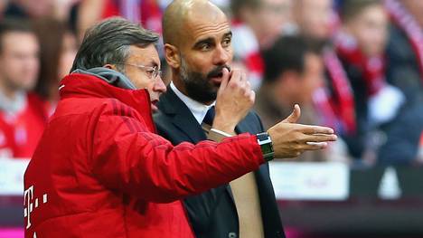 Domenec Torrent und Pep Guardiola