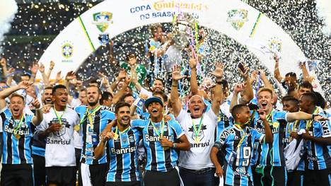 Gremio Porto Alegre holte bereits 1989, 1994, 1997 und 2001 den Pokal