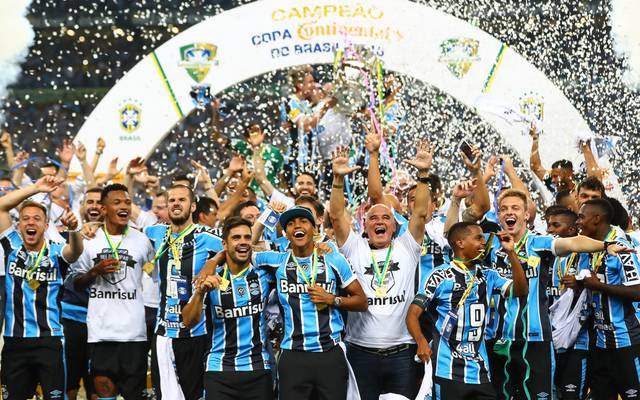 Brasilien Gremio Porto Alegre Ist Neuer Rekordpokalsieger