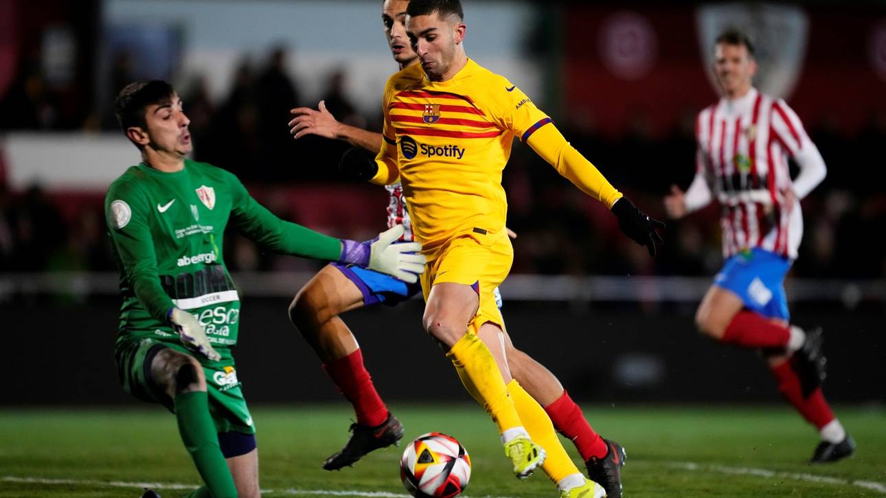 Spieler mit Heiratsantrag bei Barca-Sieg