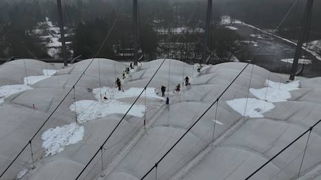 Der Hamburger SV kann am Wochenende sein Bundesligaspiel ausrichten. Doch wie steht es um das Dach des Volksparkstadions, das zur Spielabsage unter der Woche führte?