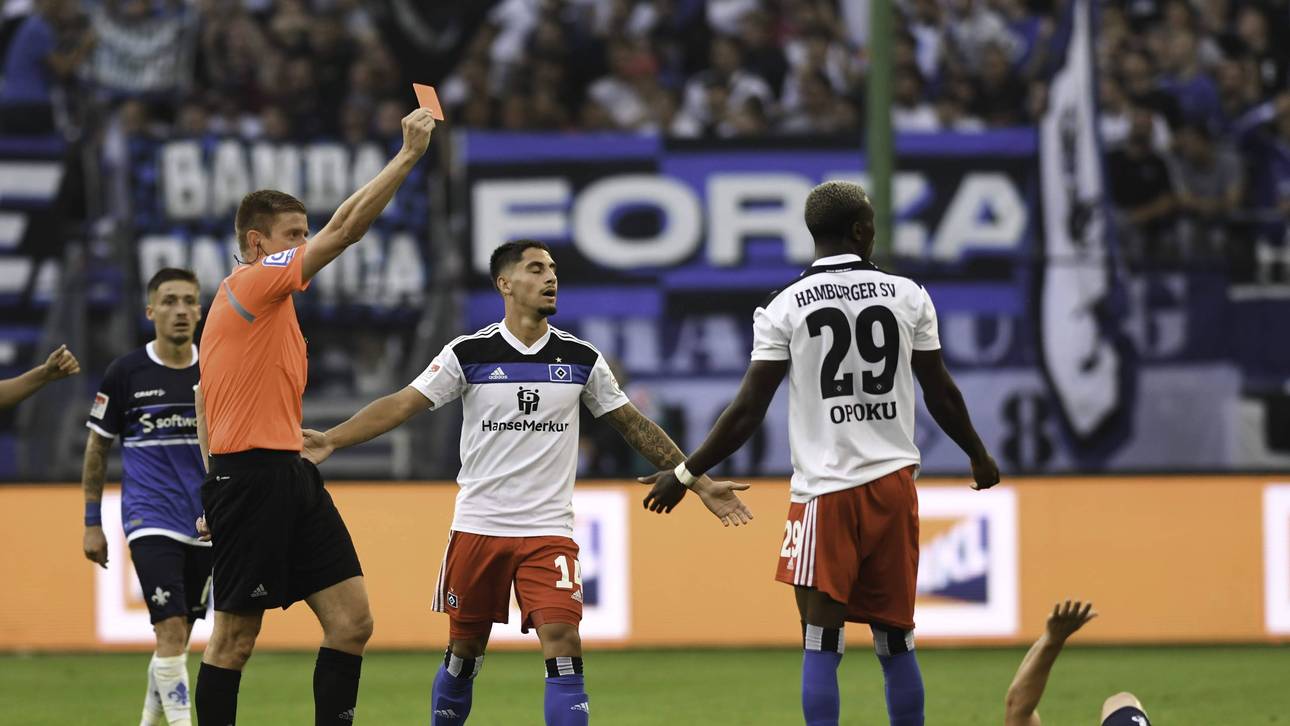 Rot-Tätlichkeit! HSV-Star lang gesperrt