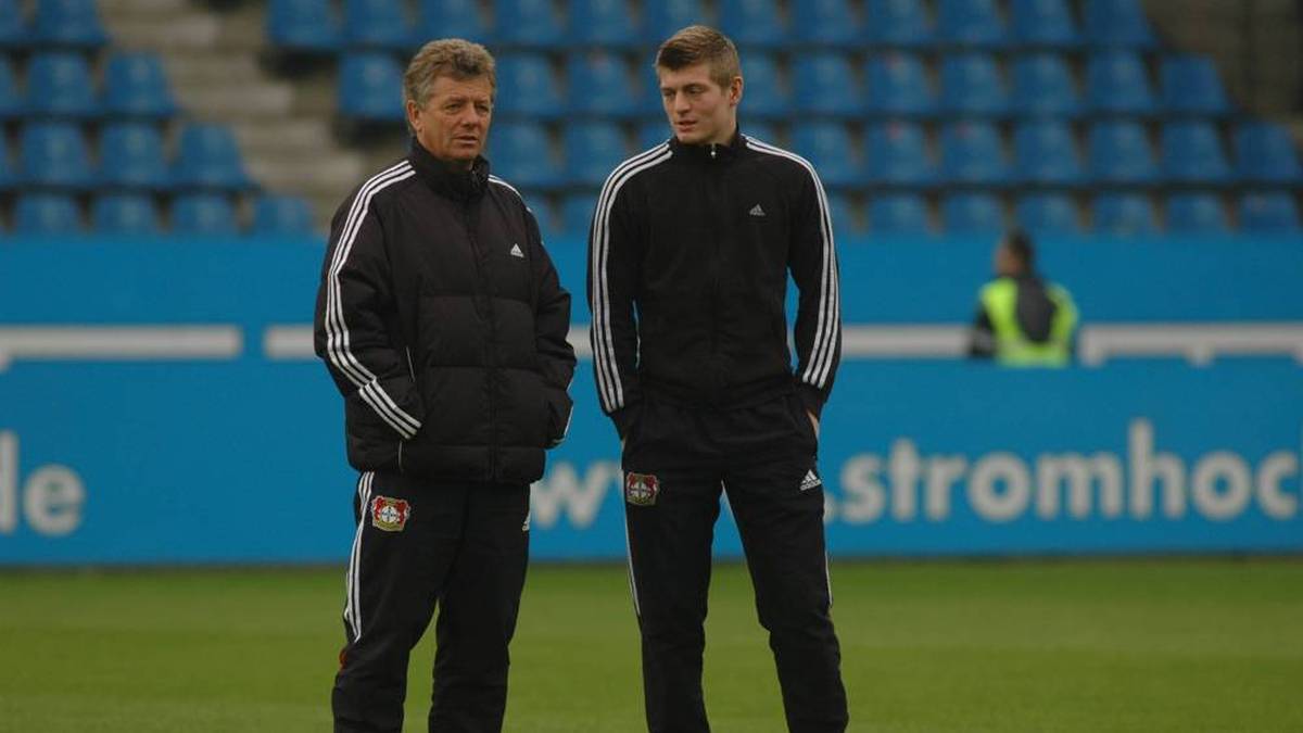 Peter Hermann und Toni Kroos arbeiteten einst bei Bayer Leverkusen zusammen
