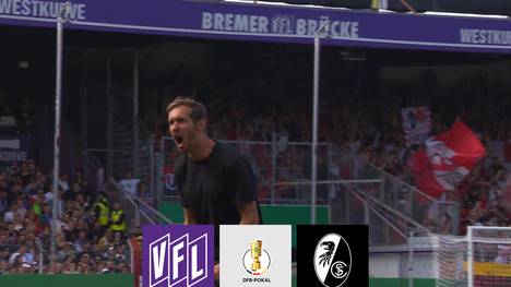 Der SC Freiburg schlägt den Vfl Osnabrück souverän und steht in der zweiten Runde des DFB-Pokals.