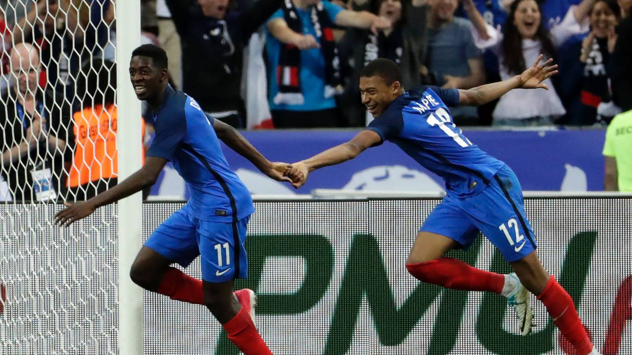 Dembele-Show bei Frankreich-Sieg