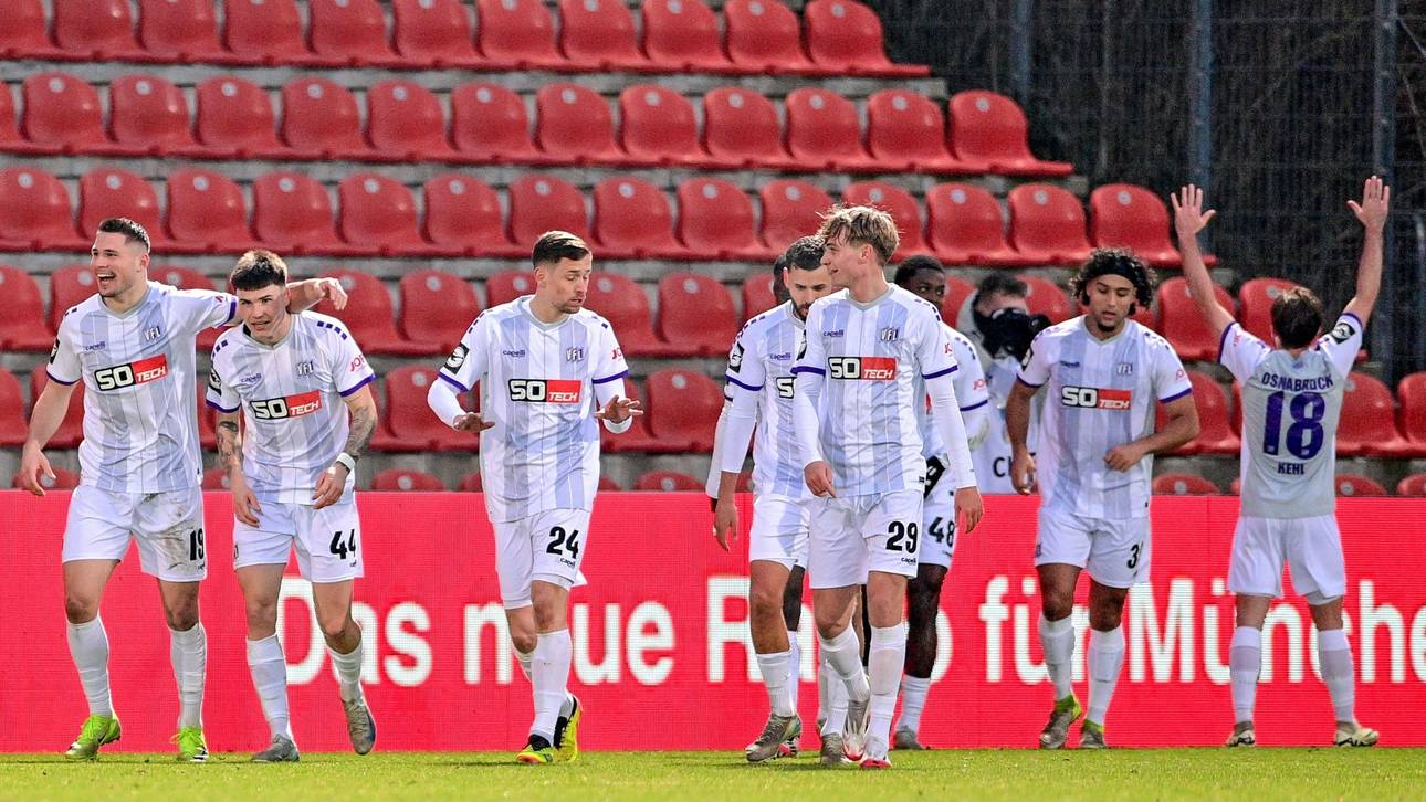 Osnabrück gewinnt in Unterhaching